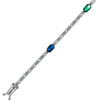 Bracelet Damiata Gioielli in Or blanc Zircone 988/5/102 - 988/5/102